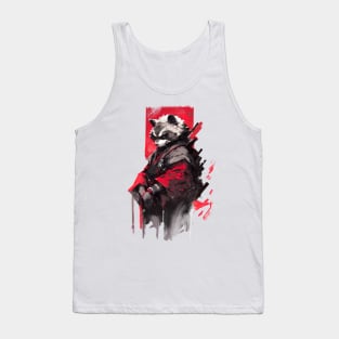 Raccoon samurai warrior Tank Top